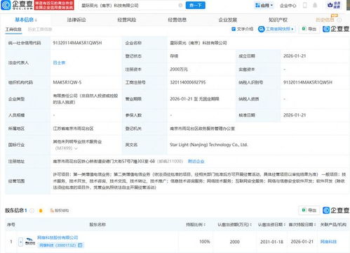 網(wǎng)宿科技南京新公司成立，聚焦網(wǎng)絡(luò)安全軟件開發(fā)，注冊(cè)資本2000萬